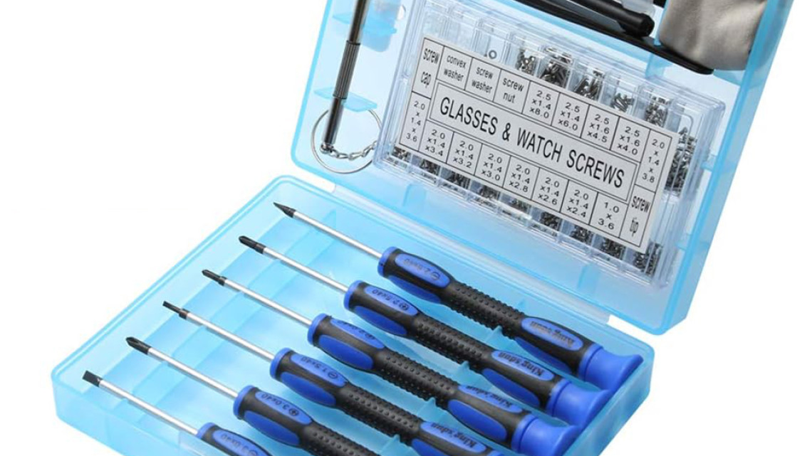 Timeless Tools Mágneses, precíziós csavarhúzó készlet szemüvegekhez