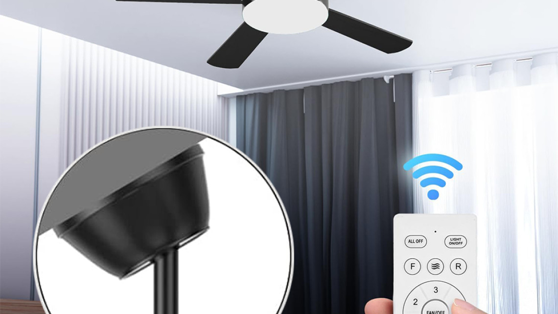 Timeless Tools Mennyezeti ventilátor világítással és távirányítóval