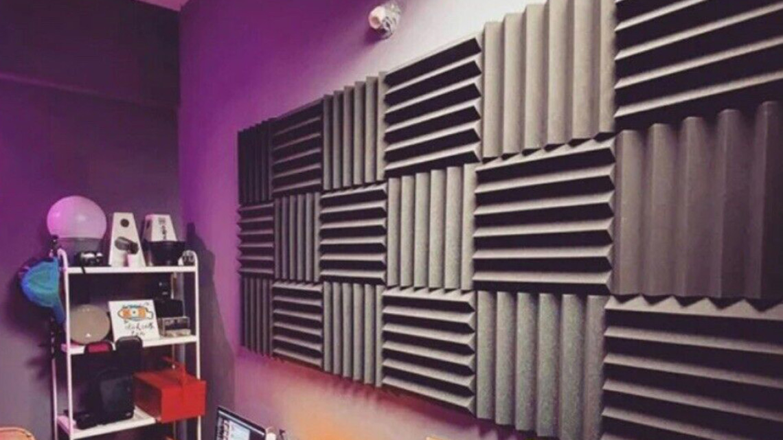 Timeless Tools 12 db öntapadós, hangszigetelő fali panel habszivacsból