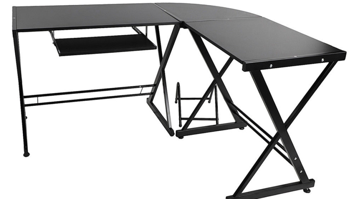 Timeless Tools L alakú íróasztal-fekete