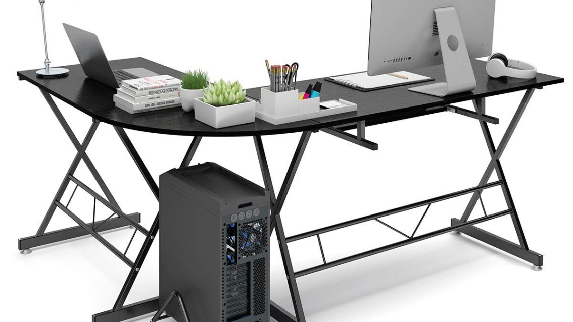 Timeless Tools L alakú íróasztal-fekete