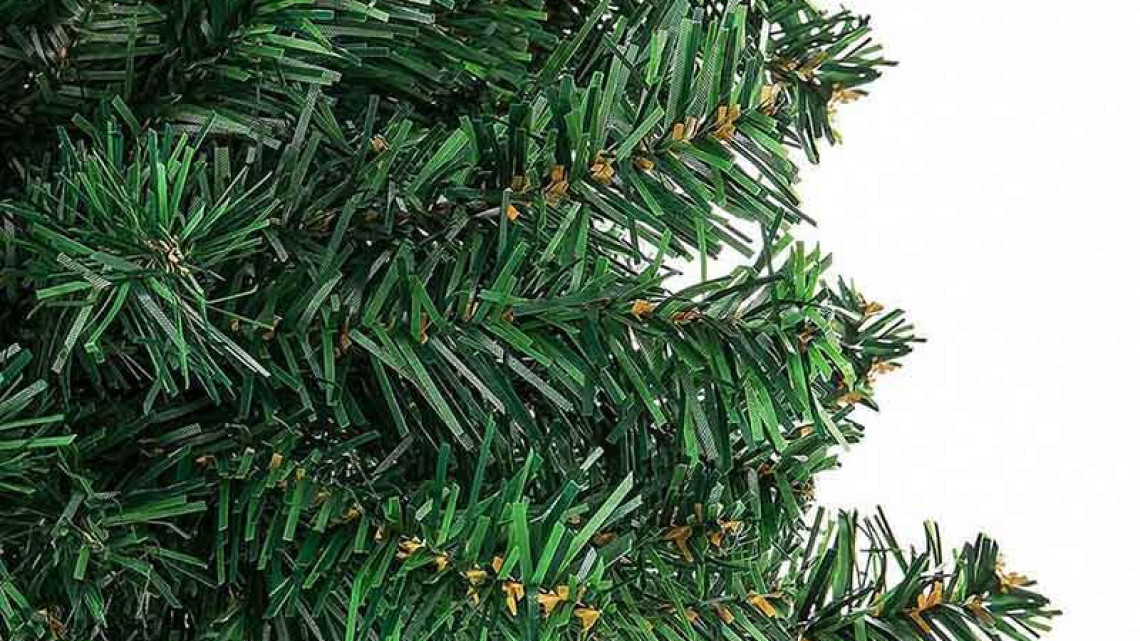 Timeless Tools Nordmann műfenyő fém talppal, 4 méretben-120 cm