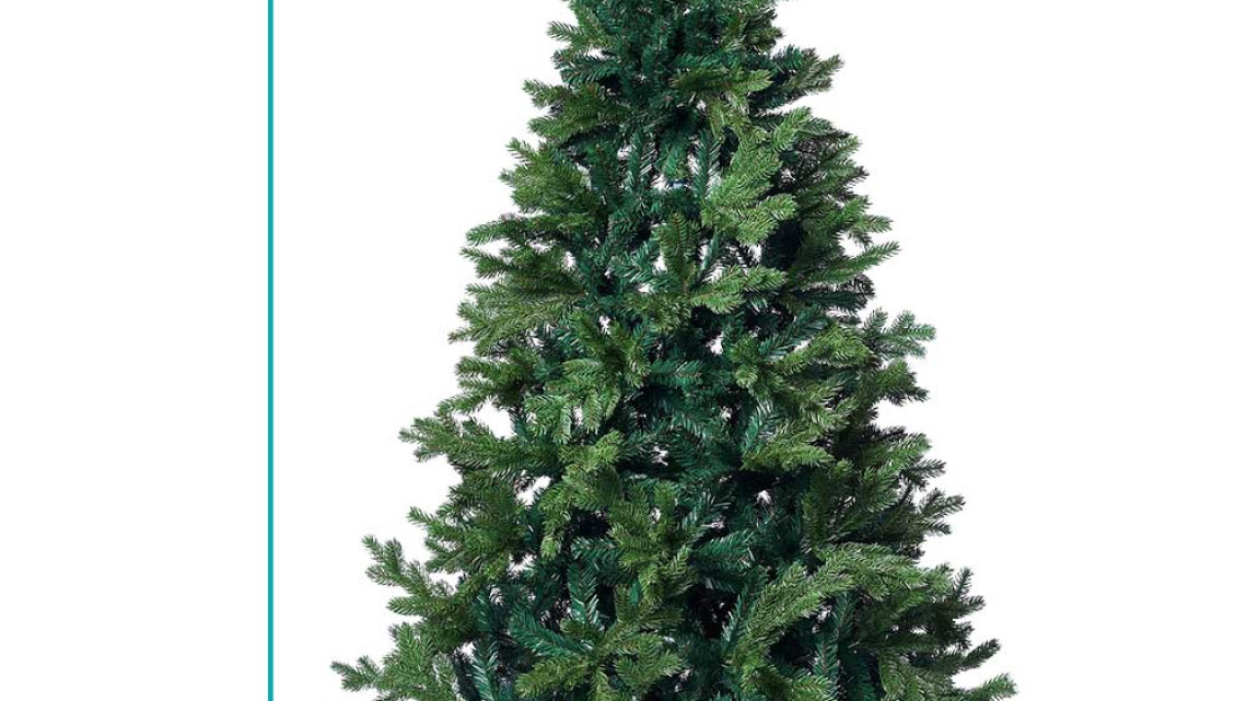 Timeless Tools 3D műfenyő fém talppal, több méretben-210 cm