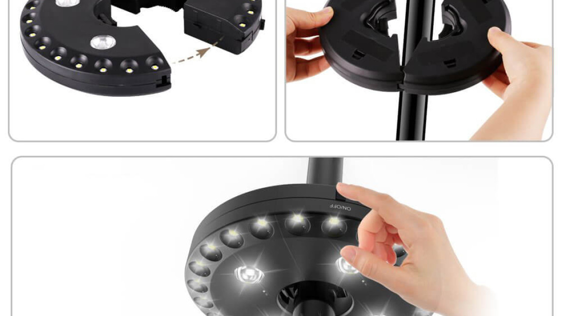 Timeless Tools LED-es lámpa napernyőkhöz