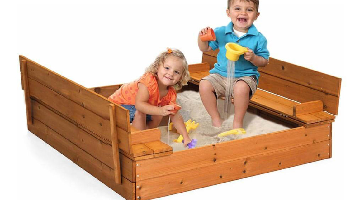 Timeless Tools Fa homokozó paddá alakítható tetővel