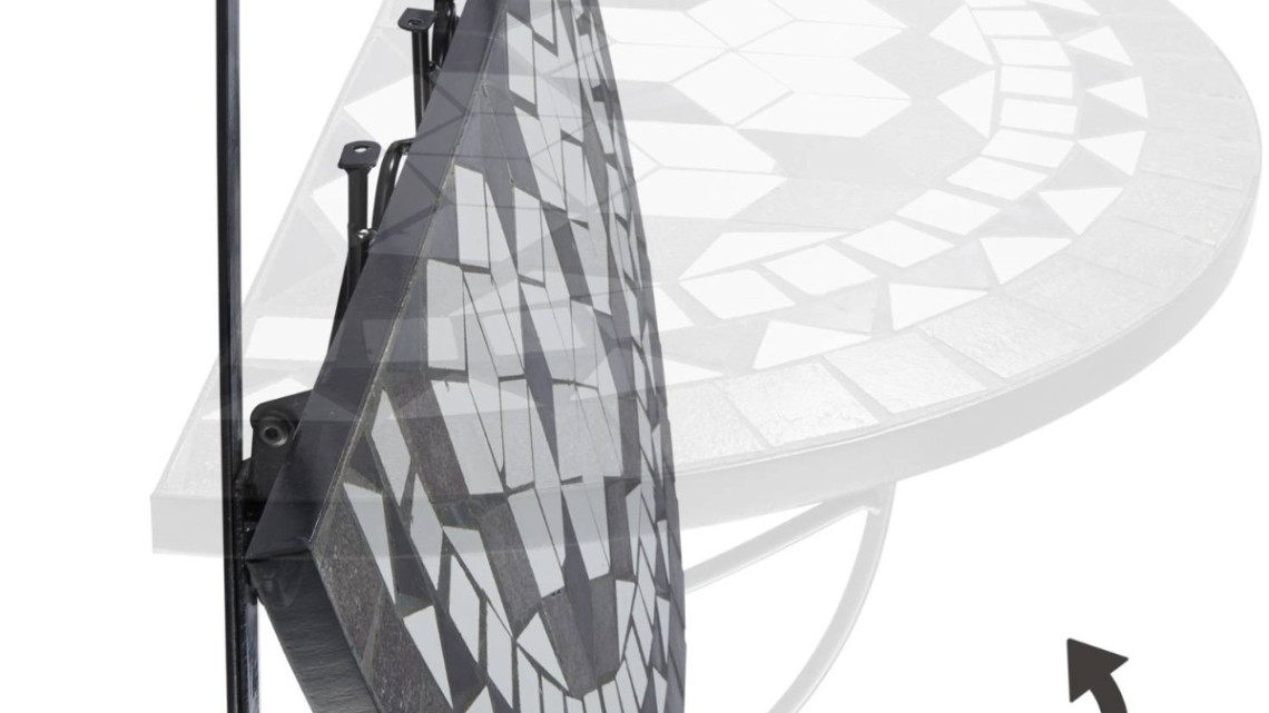 Timeless Tools Lehajtható balkon asztal 2 színben-fekete