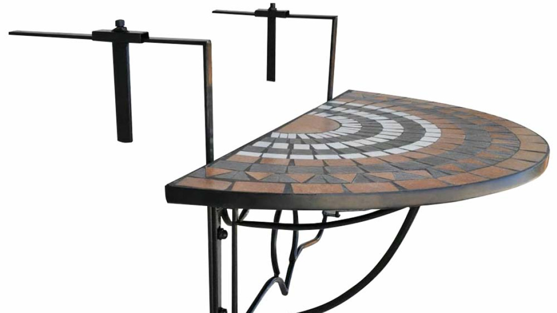 Timeless Tools Lehajtható balkon asztal 2 színben-barna