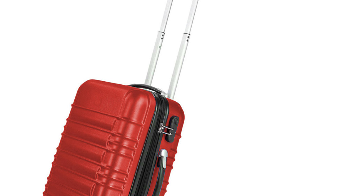 Timeless Tools 4 db-os merev falú bőrönd szett, 4 színben-piros