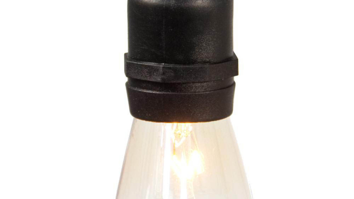 Timeless Tools Vízálló dekor égősor, 15 db E27 LED lámpával, 14,6 m, melegfehér