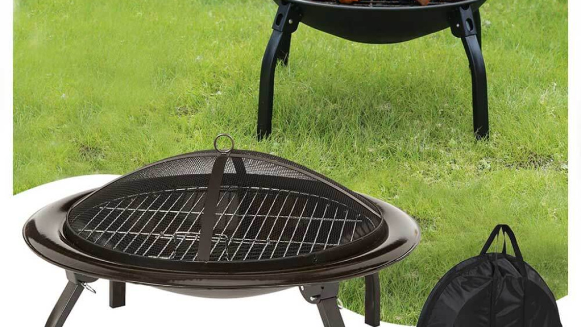 Timeless Tools Tűzrakó és grillező, ajándék hordtáskával