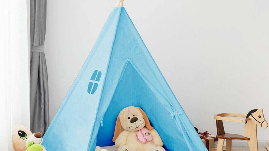 Timeless Tools Indián sátor gyerekeknek, 3 színben-kék