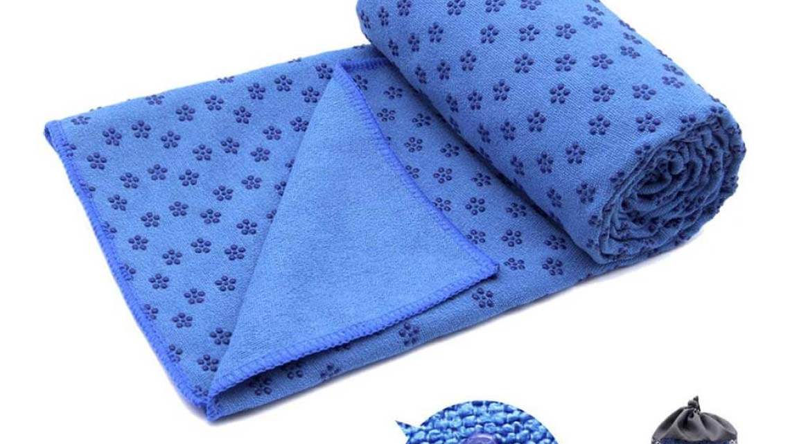 Timeless Tools Csúszásgátlós jógatörölköző ajándék táskával-kék