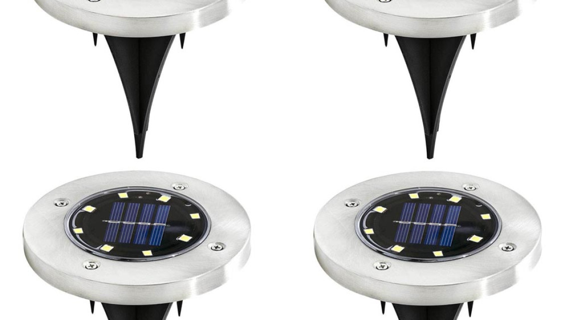 Timeless Tools 4 db kültéri, beépíthető szolár lámpa