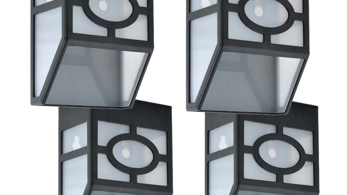 Timeless Tools 4 db kültéri, fekete, szolár lámpa