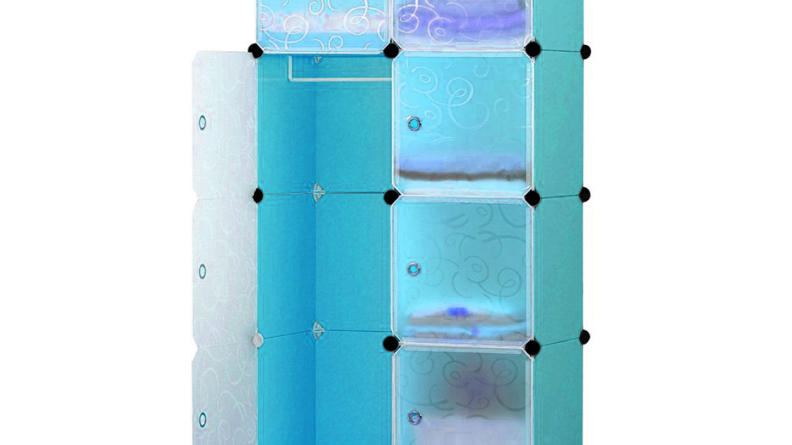 Timeless Tools Műanyag elemes szekrény-kék