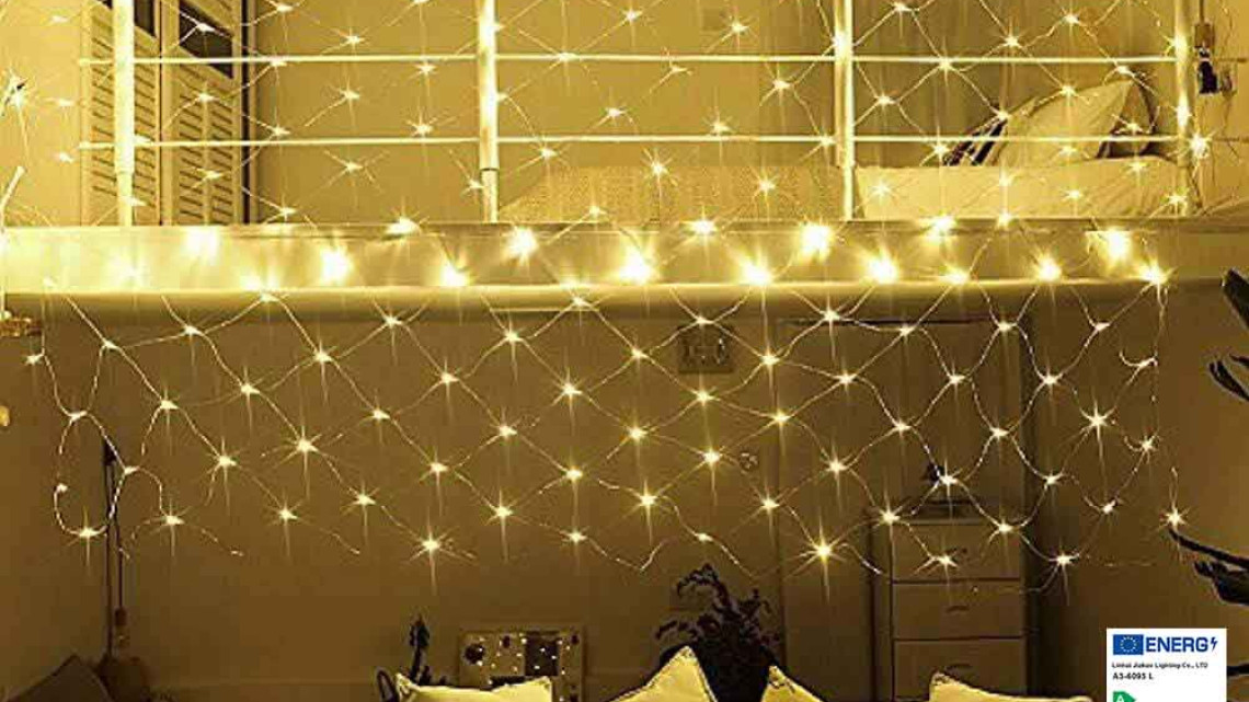 Timeless Tools 128 LED-es hálós fényfüzér, 2 színben-melegfehér