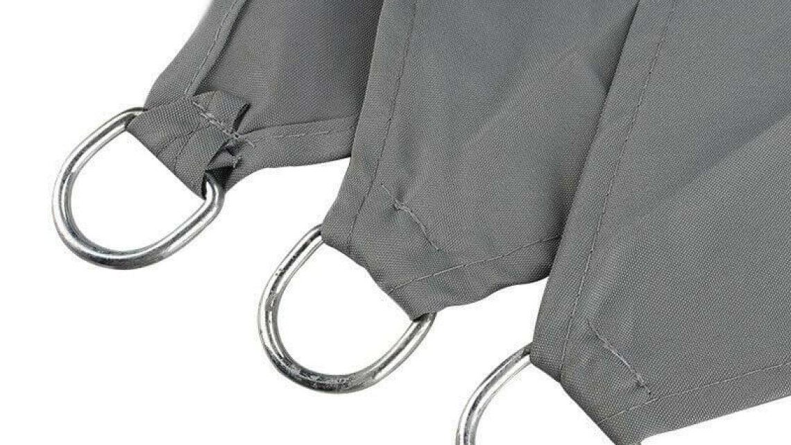 Timeless Tools Szögletes napvitorla, 3,6 méteres, több típusban-háromszög alakú, poliészter, szürke