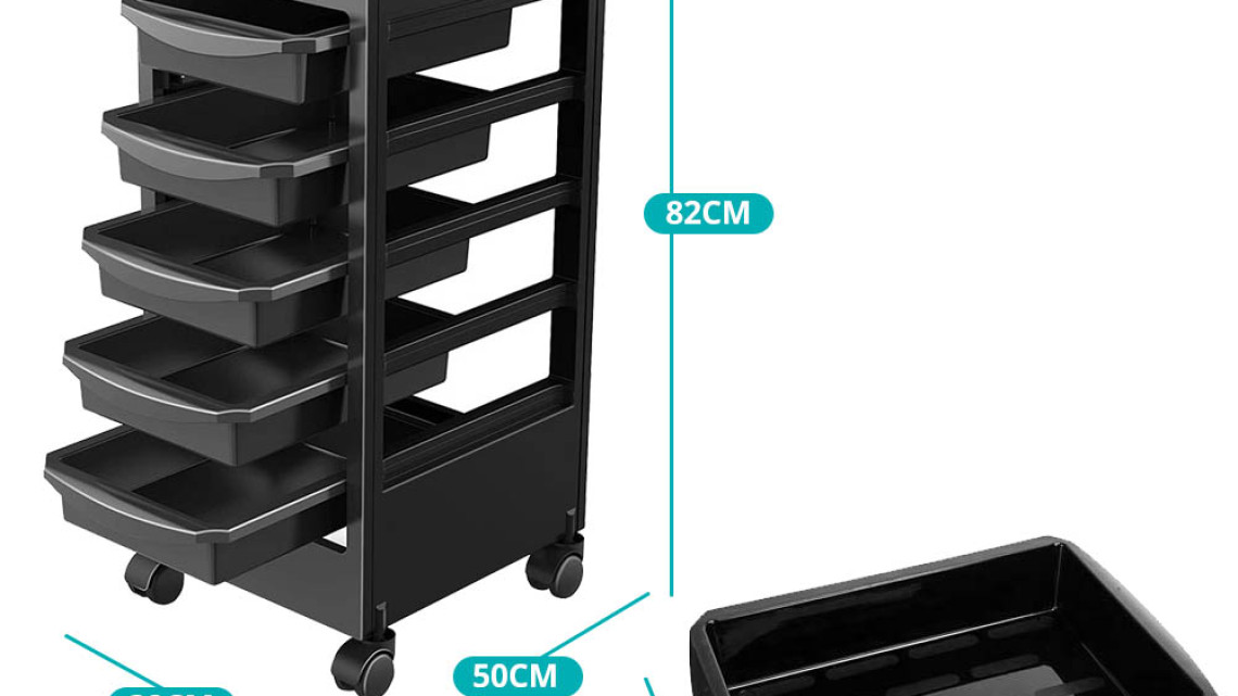 Timeless Tools Fodrászkocsi 5 fiókkal