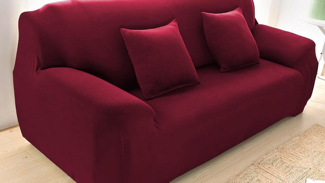 Timeless Tools Fotel-, és kanapévédő huzat több típusban-2 személyes kanapéhoz-bordó