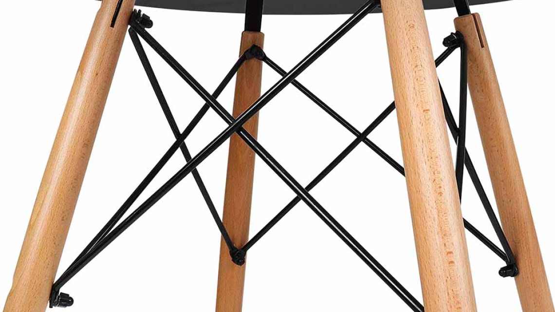 Timeless Tools 4 db modern étkezőszék asztallal, 3 színben-fekete