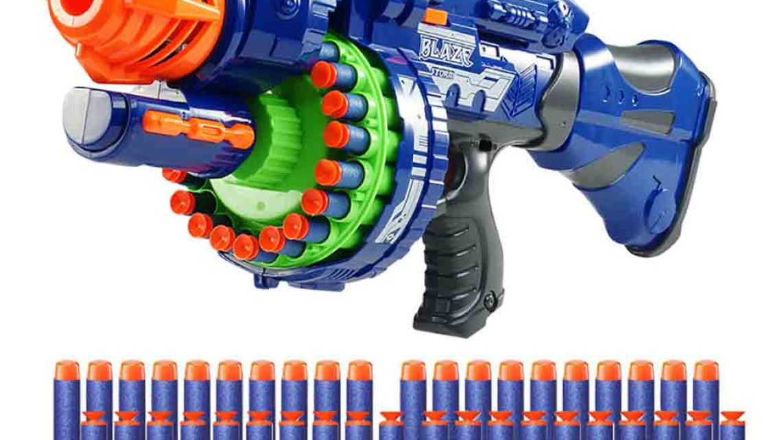 Timeless Tools Játékfegyver hanggal, 2 színben-kék