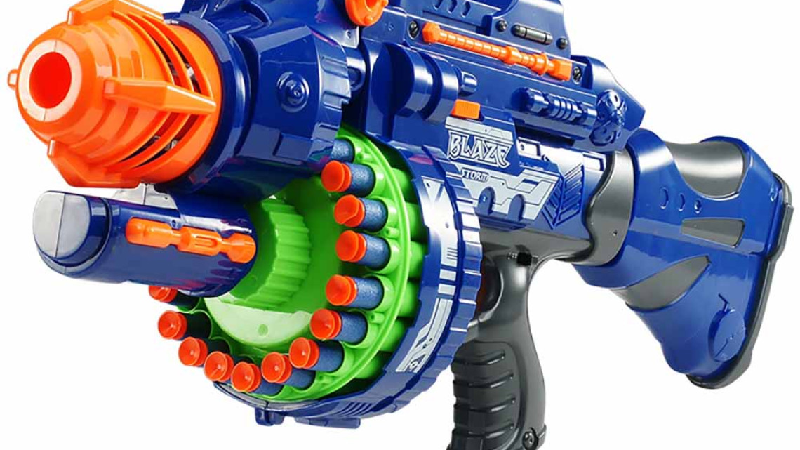 Timeless Tools Játékfegyver hanggal, 2 színben-kék