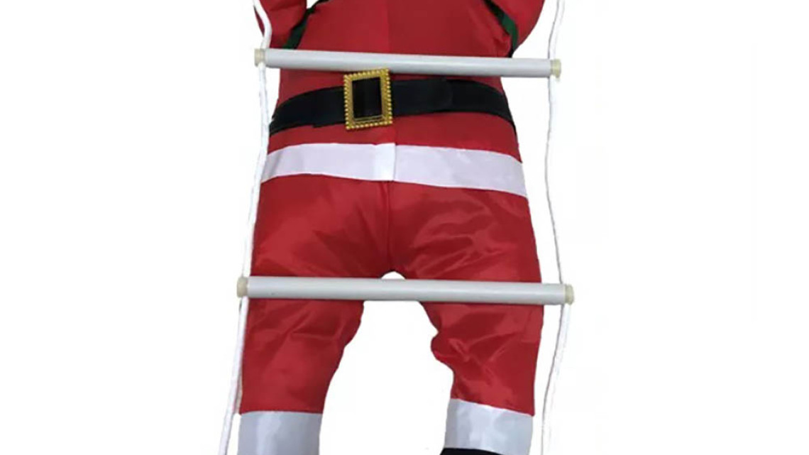 Timeless Tools Létrán mászó Mikulás, 120 cm