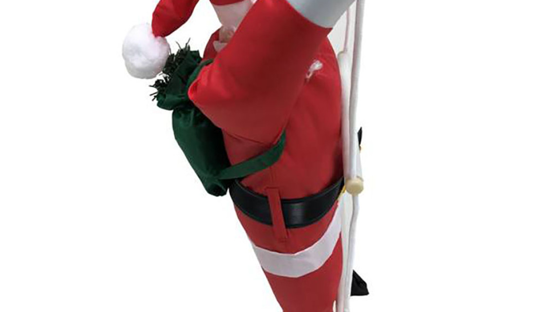 Timeless Tools Létrán mászó Mikulás, 120 cm