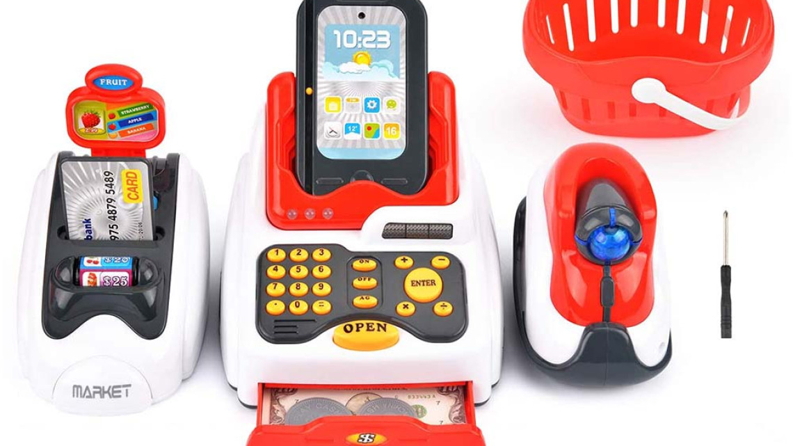 Timeless Tools Játék pénztárgép, 24 részes