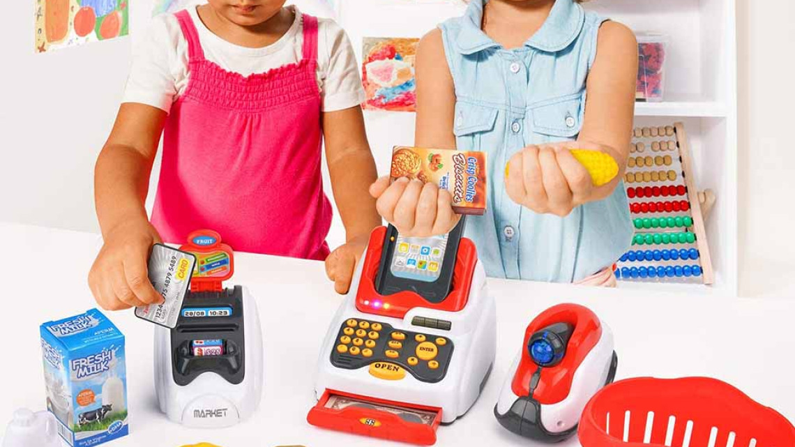 Timeless Tools Játék pénztárgép, 24 részes