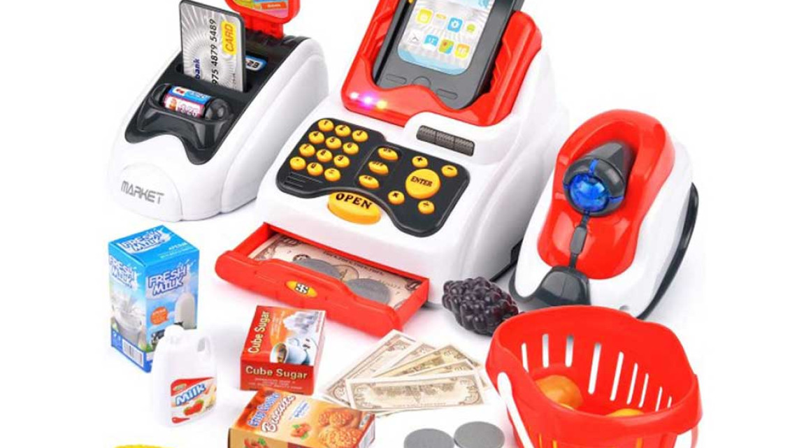 Timeless Tools Játék pénztárgép, 24 részes