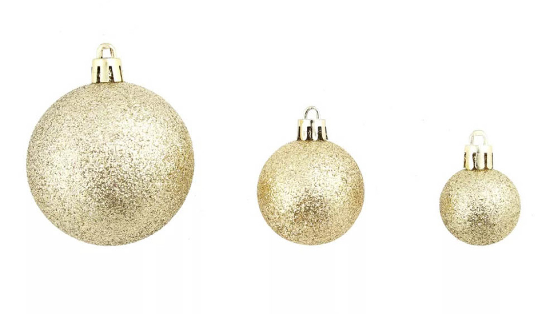 Timeless Tools 112 részes karácsonyfadísz, több színben-arany