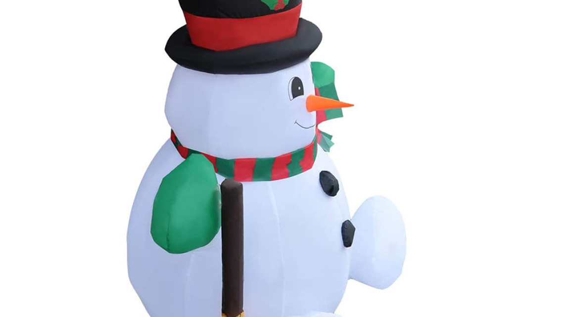 Timeless Tools Felfújható karácsonyi figurák-hóember, 150 cm