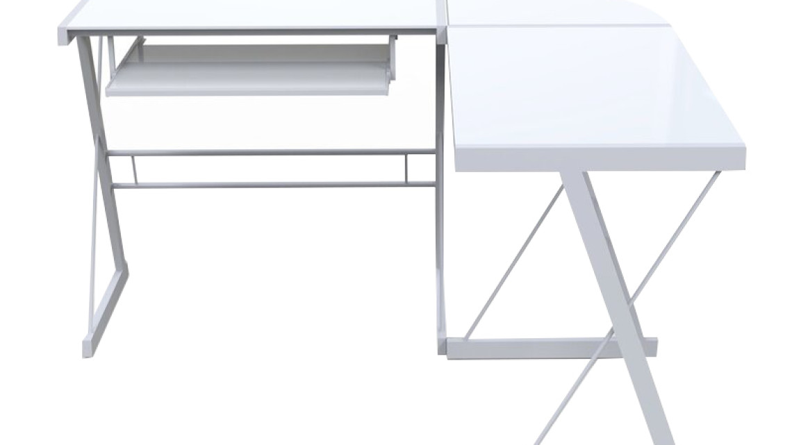 Timeless Tools L alakú íróasztal-fehér