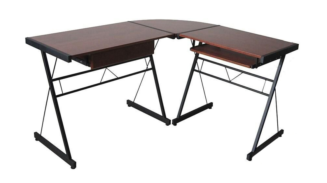 Timeless Tools L alakú íróasztal-sötétbarna