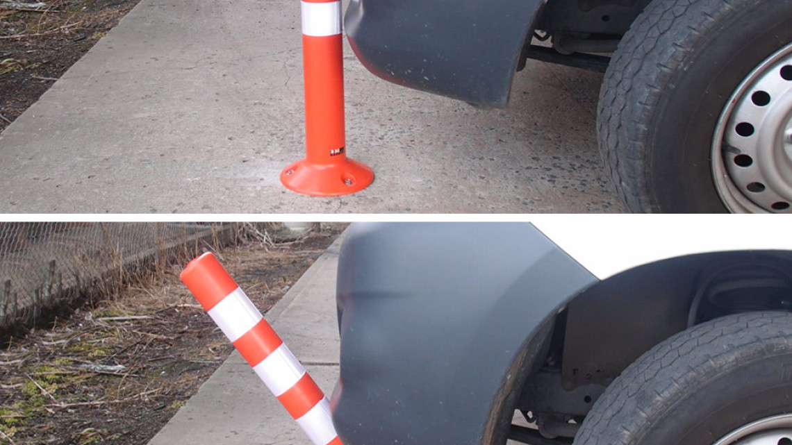 Timeless Tools Műanyag terelőoszlop 5 db