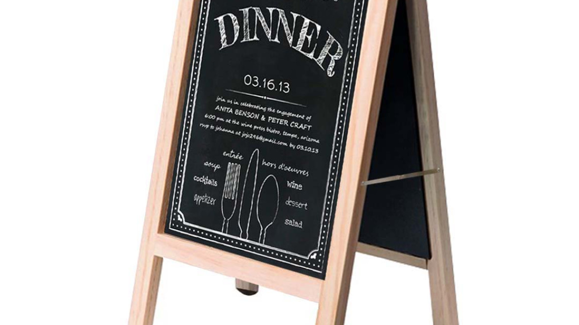 Timeless Tools Kétoldalas megállító tábla 40*60cm