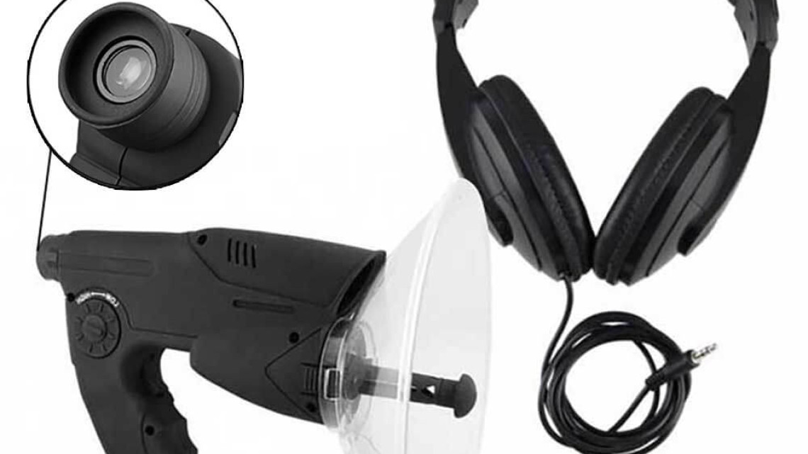 Timeless Tools Irányított parabolikus mikrofon fejhallgatóval