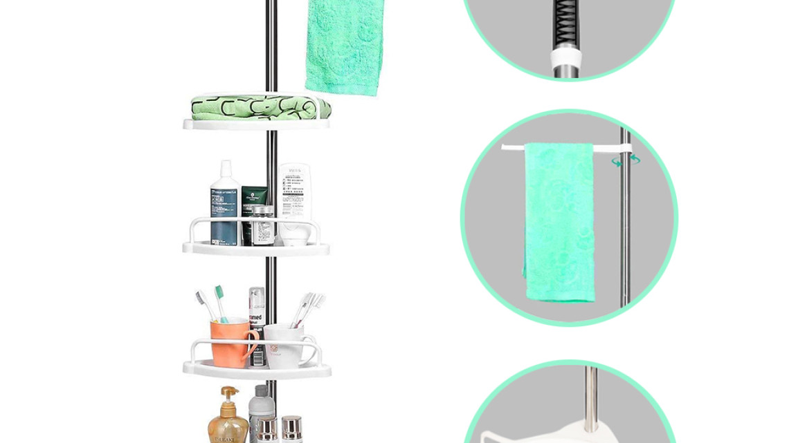 Timeless Tools Teleszkópos fürdőszobapolc