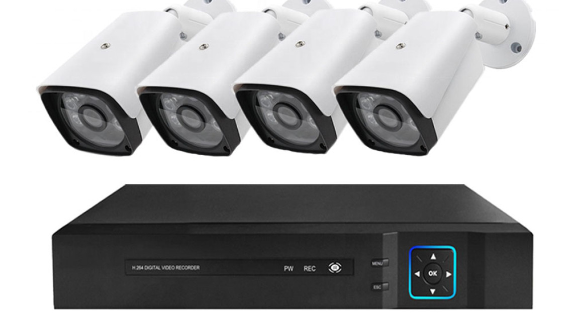 Timeless Tools Vezetékes AHD kamerarendszer - 4 kamerás