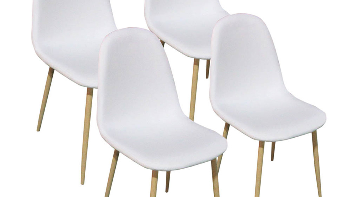 Timeless Tools 4 db szövetborítású szék, több színben-fehér