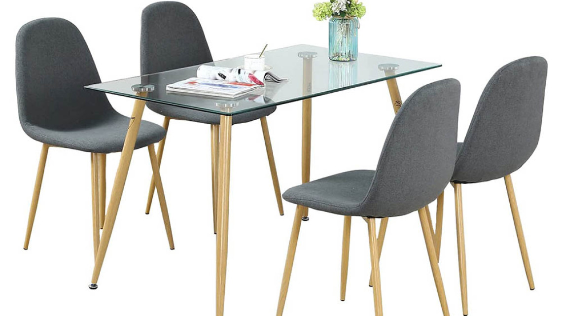 Timeless Tools 4 db szövetborítású szék, több színben-szürke