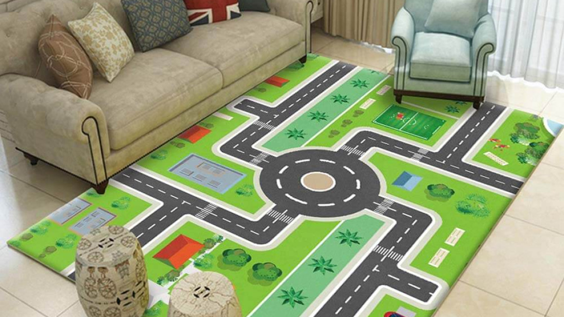 Timeless Tools Gyerekszőnyeg 130*180cm, több típusban-Város