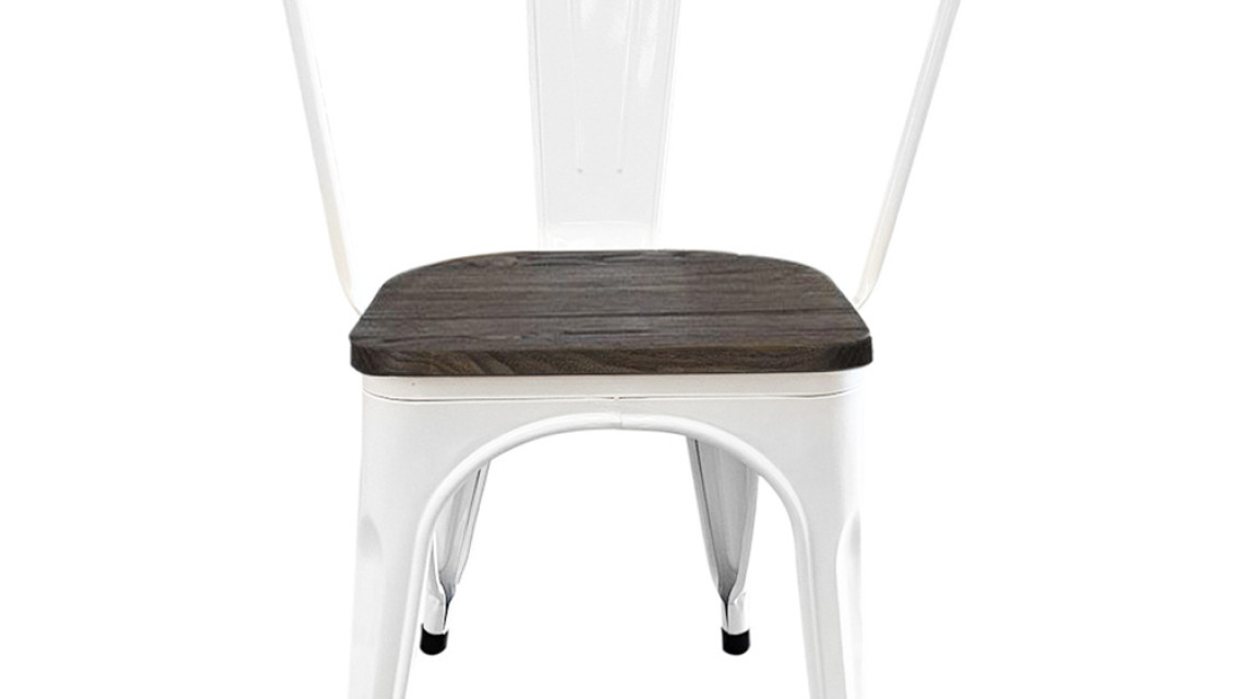 Timeless Tools Panni étkezőszék fém 2db, több színben-sötét fa ülés