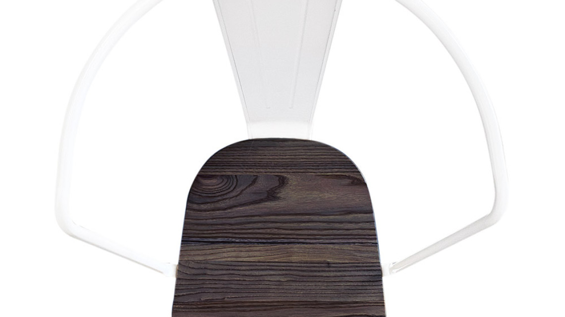 Timeless Tools Panni étkezőszék fém 2db, több színben-sötét fa ülés