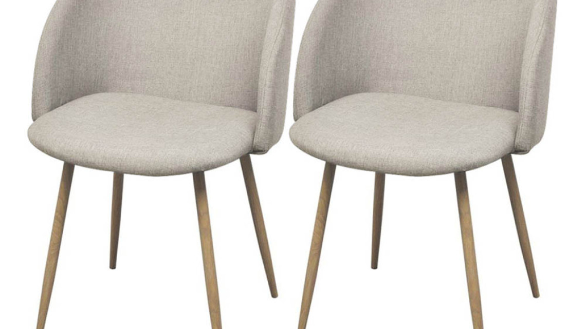 Timeless Tools Betti kárpitozott szék, 2 db -bézs