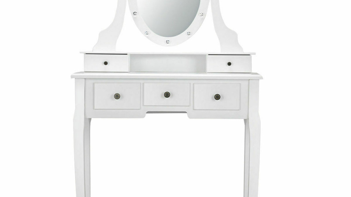Timeless Tools Fésülködő asztal Hollywood, több színben-fehér