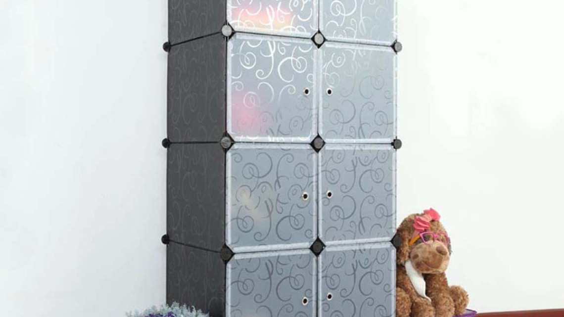 Timeless Tools Műanyag elemes szekrény-fekete