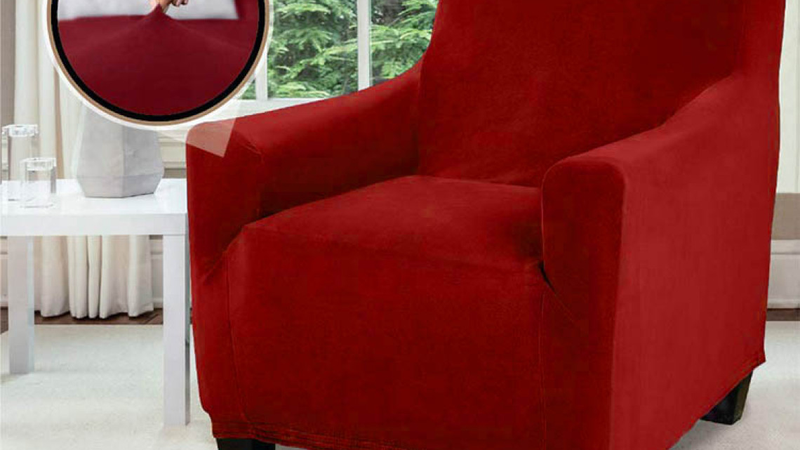 Timeless Tools Fotel-, és kanapévédő huzat több típusban-Fotelhez-piros