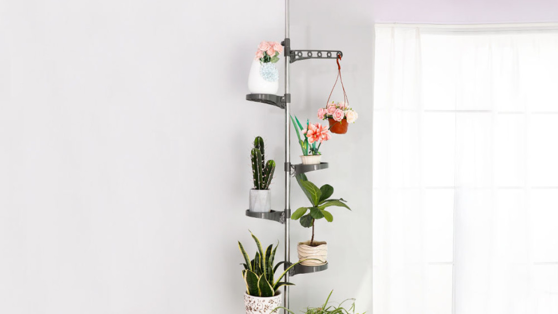 Timeless Tools Teleszkópos virágtartó, szürke